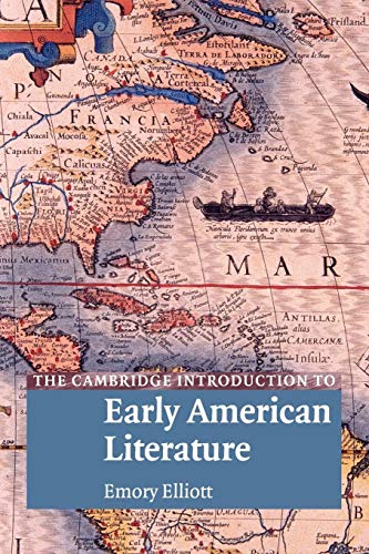 Stock image for The Cambridge Introduction to Early American Literature for sale by Better World Books