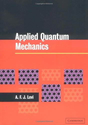 Imagen de archivo de APPLIED QUANTUM MECHANICS, Including CD Rom. * a la venta por L. Michael