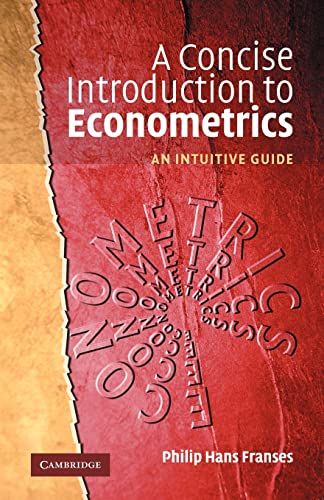 Stock image for Concise Introduction Econometrics: An Intuitive Guide for sale by Bahamut Media