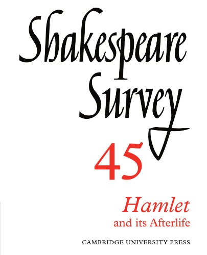 Stock image for Shakespeare Survey Paperback Set: Shakespeare Survey 45: Hamlet and its Afterlife: Volume 45 for sale by Chiron Media