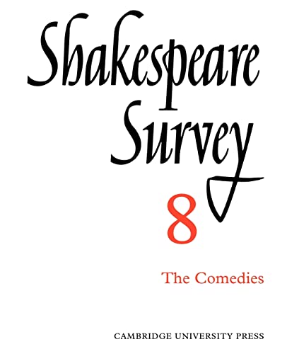 Stock image for Shakespeare Survey: Volume 8 The Comedies for sale by Revaluation Books