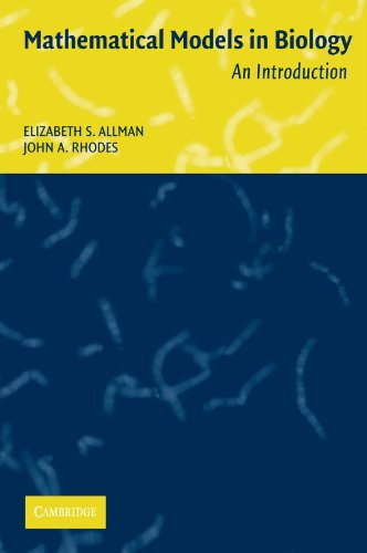 9780521525862: Mathematical Models in Biology: An Introduction