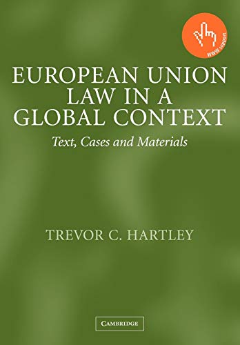 Stock image for European Union Law in a Global Context: Text, Cases and Materials for sale by HPB-Red