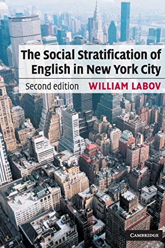 Beispielbild fr The Social Stratification of English in New York City zum Verkauf von BooksRun