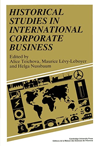 9780521528696: Historical Studies In International Corporate Business