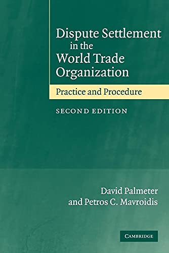 Beispielbild fr Dispute Settlement in the World Trade Organization: Practice and Procedure zum Verkauf von Prior Books Ltd