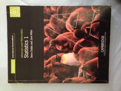 Stock image for Statistics 1 (International) ; 9780521530132 ; 052153013X for sale by APlus Textbooks