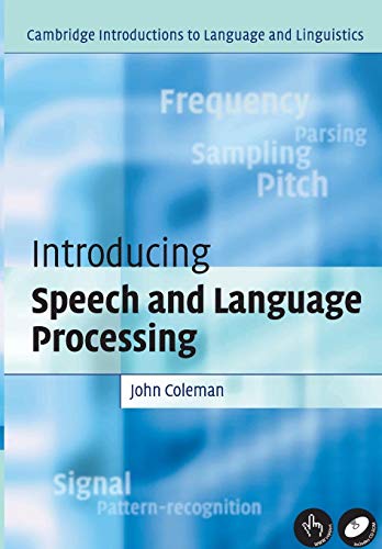 9780521530699: Introducing Speech and Language Processing Paperback (Cambridge Introductions to Language and Linguistics)