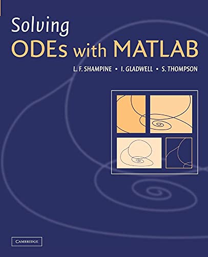9780521530941: Solving ODEs with MATLAB Paperback