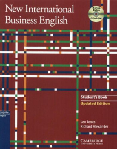 Imagen de archivo de New International Business English : Communication Skills in English for Business Purposes a la venta por Better World Books