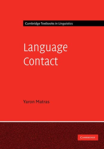 Stock image for Language Contact (Cambridge Textbooks in Linguistics) for sale by Fireside Bookshop