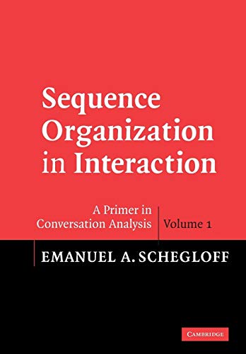 Immagine dell'editore per Sequence Organization in Interaction: Volume 1: A Primer in Conversation Analysis venduto da medimops