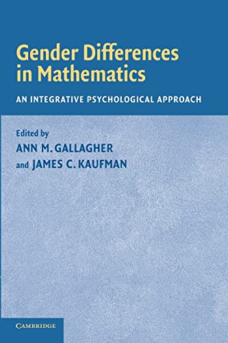 Beispielbild fr Gender Differences in Mathematics: An Integrative Psychological Approach zum Verkauf von BooksRun