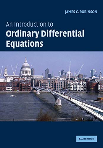9780521533911: An Introduction to Ordinary Differential Equations Paperback (Cambridge Texts in Applied Mathematics)