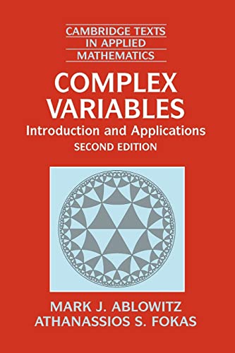 9780521534291: Complex Variables 2nd Edition Paperback: Introduction and Applications: 35 (Cambridge Texts in Applied Mathematics, Series Number 35)