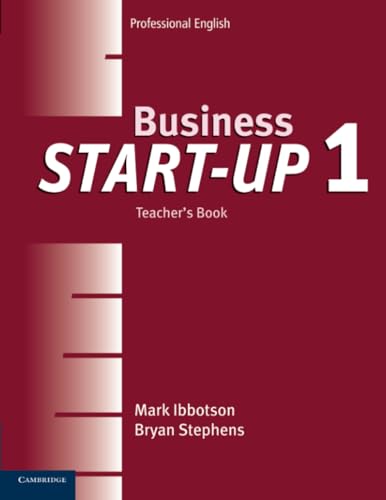 9780521534666: Business Start-Up 1 Teacher's Book - 9780521534666 (CAMBRIDGE)