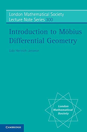 9780521535694: Introduction to Mbius Differential Geometry