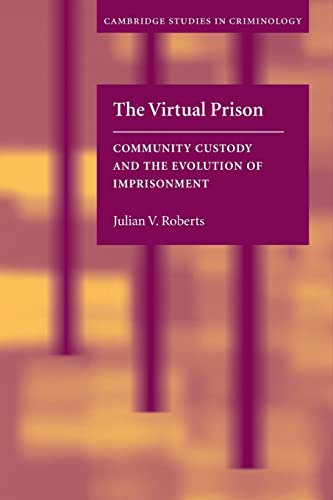 Stock image for The Virtual Prison: Community Custody and the Evolution of Imprisonment (Cambridge Studies in Criminology) for sale by MusicMagpie