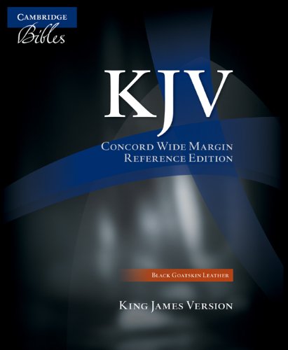 9780521536981: KJV Concord Wide Margin Reference Bible, Black Edge-lined Goatskin Leather, KJ766:XME