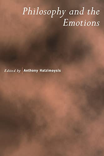 9780521537346: Philosophy and the Emotions Paperback: 52 (Royal Institute of Philosophy Supplements, Series Number 52)