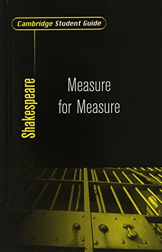 Stock image for Cambridge Student Guide to Measure for Measure (Cambridge Student Guides) for sale by WorldofBooks