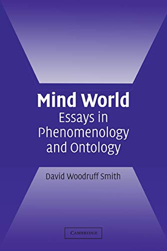 Beispielbild fr Mind World: Essays in Phenomenology and Ontology zum Verkauf von BooksRun