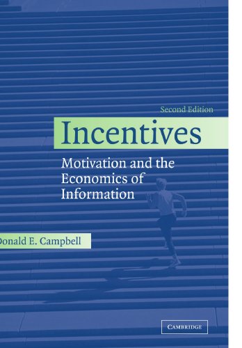 Beispielbild fr Incentives : Motivation and the Economics of Information zum Verkauf von Better World Books