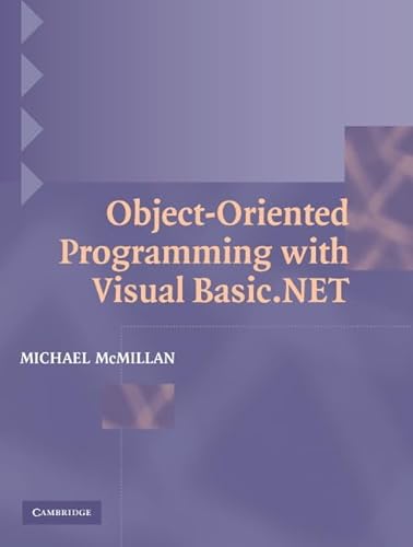 9780521539838: Object-Oriented Programming with Visual Basic.NET