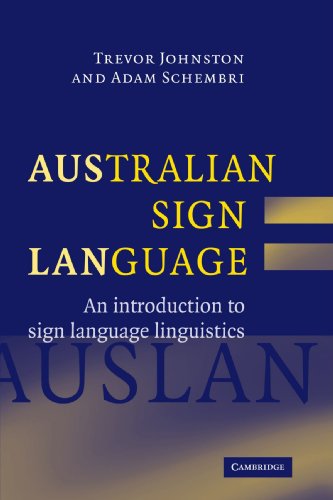 9780521540568: Australian Sign Language (Auslan) Paperback: An introduction to sign language linguistics