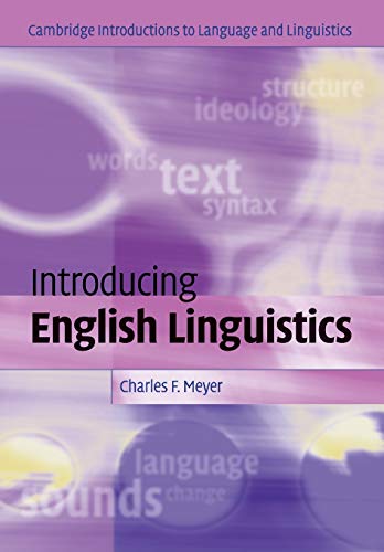 Imagen de archivo de Introducing English Linguistics (Cambridge Introductions to Language and Linguistics) a la venta por WorldofBooks