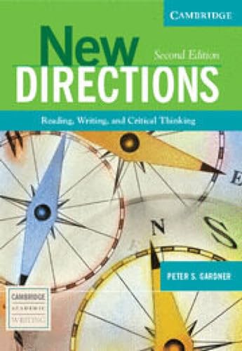 Beispielbild fr New Directions: Reading, Writing, and Critical Thinking (Cambridge Academic Writing Collection) zum Verkauf von SecondSale