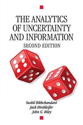 Imagen de archivo de The Analytics of Uncertainty and Information (Cambridge Surveys of Economic Literature) a la venta por HPB-Red