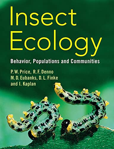 Beispielbild fr Insect Ecology: Behavior, Populations and Communities zum Verkauf von BooksRun