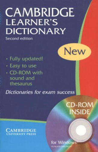 9780521543811: Cambridge learner's dictionary. Intermediate to upper intermediate. Con CD-ROM