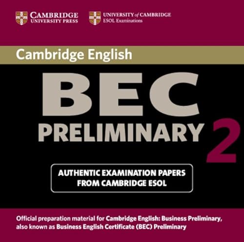 9780521544528: Cambridge BEC Preliminary 2 Audio CD: Examination papers from University of Cambridge ESOL Examinations