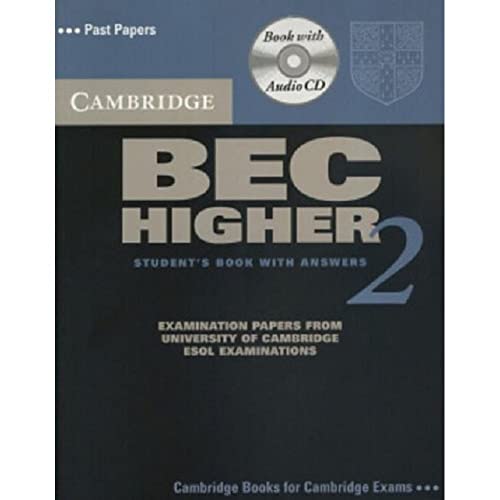 9780521544597: Cambridge BEC Higher 2 Self Study Pack: Examination papers from University of Cambridge ESOL Examinations