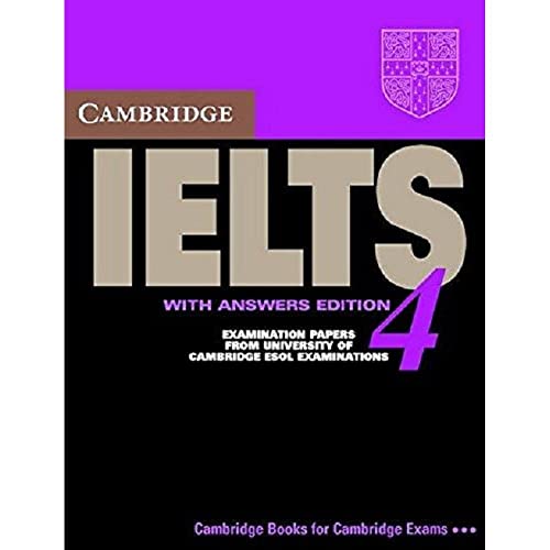 Stock image for Cambridge IELTS 4 Self Study Pack: Examination papers from University of Cambridge ESOL Examinations (IELTS Practice Tests) for sale by WorldofBooks