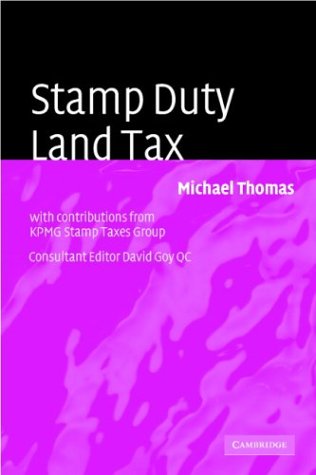 Stock image for Stamp Duty Land Tax for sale by MusicMagpie