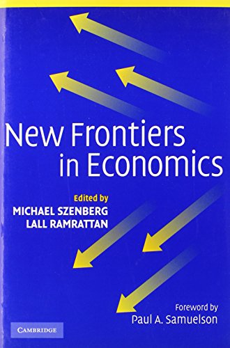 New Frontiers In Economics