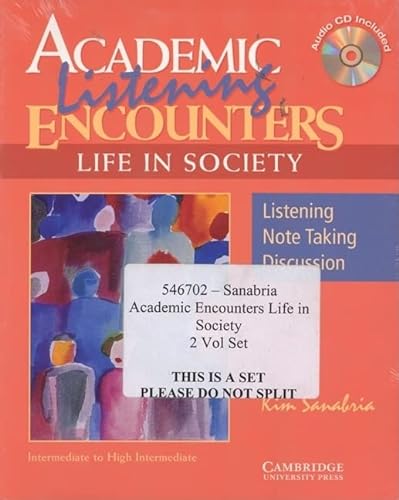 Imagen de archivo de Academic Encounters Life In Society 2 Book Set (Reading Student'S Book And Listening Student'S Book With Audio Cd) (2 Vol. Set) a la venta por Basi6 International