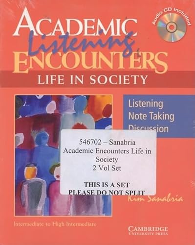 Stock image for Academic Encounters Life In Society 2 Book Set (Reading Student'S Book And Listening Student'S Book With Audio Cd) (2 Vol. Set) for sale by Basi6 International