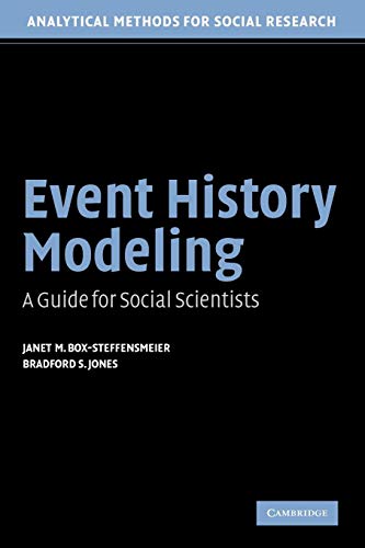 Stock image for Event History Modeling: A Guide for Social Scientists (Analytical Methods for Social Research) for sale by HPB-Red