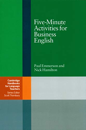 9780521547413: Five-Minute Activities for Business English (Cambridge Handbooks for Language Teachers) - 9780521547413