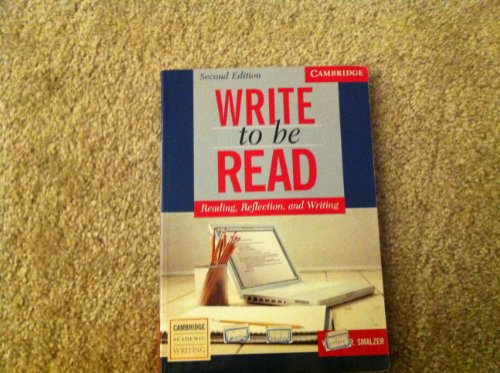 Imagen de archivo de Write to Be Read Student's Book: Reading, Reflection, and Writing a la venta por ThriftBooks-Atlanta