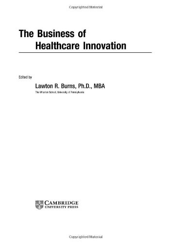 Beispielbild für The Business of Healthcare Innovation zum Verkauf von OwlsBooks