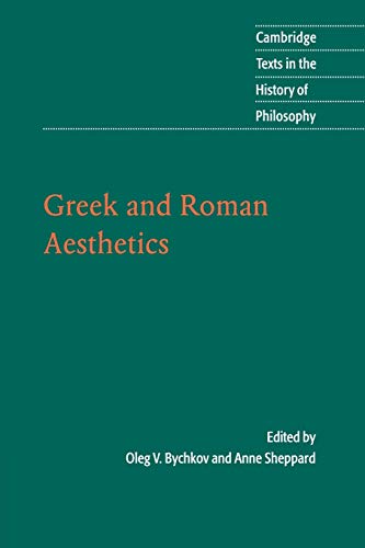 9780521547925: Greek and Roman Aesthetics (Cambridge Texts in the History of Philosophy)