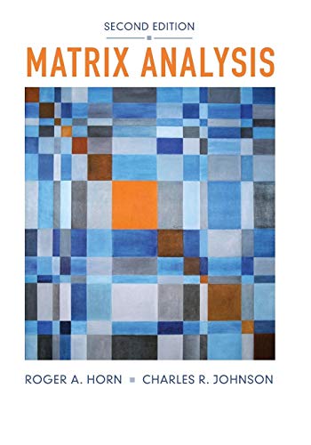 9780521548236: Matrix Analysis: Second Edition