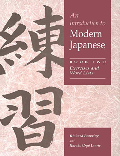 An Introduction to Modern Japanese: Book Two (9780521548885) by Bowring, Richard