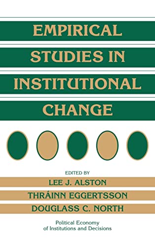 9780521553131: Empirical Studies in Institutional Change