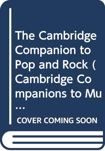 Imagen de archivo de The Cambridge Companion to Pop and Rock (Cambridge Companions to Music) a la venta por Affordable Collectibles